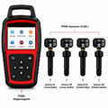 Professioneller TPMS-Tester für Reifendrucksensoren | Programmierung, Diagnostik, Relearn, OBD-II, Wi-Fi Upgrade | Unterstützung 315MHz/433MHz